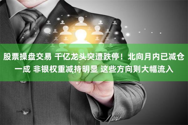 股票操盘交易 千亿龙头突遭跌停！北向月内已减仓一成 非银权重减持明显 这些方向则大幅流入
