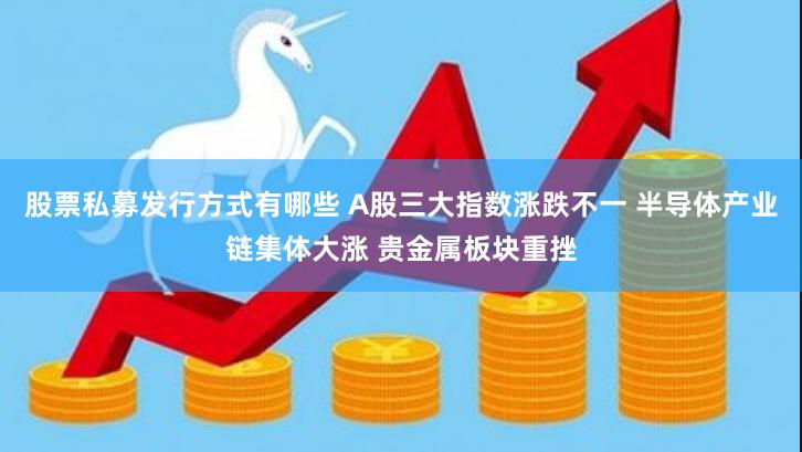 股票私募发行方式有哪些 A股三大指数涨跌不一 半导体产业链集体大涨 贵金属板块重挫