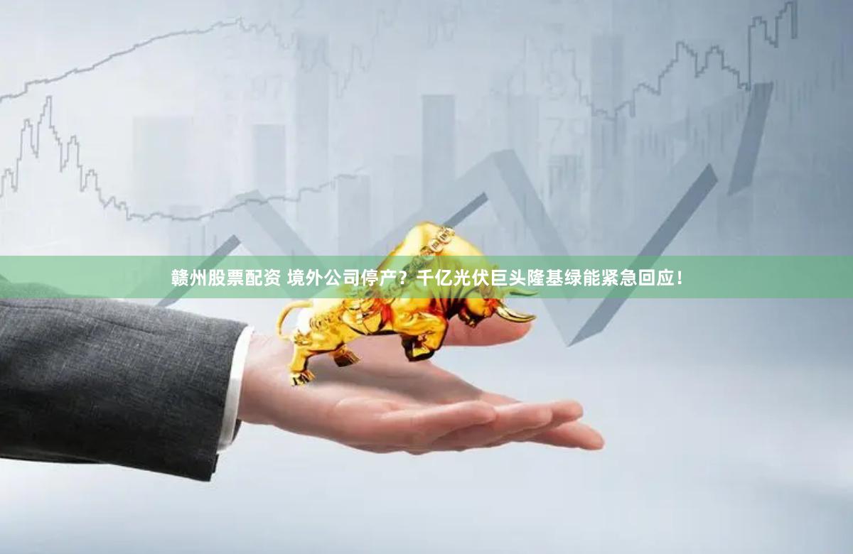 赣州股票配资 境外公司停产？千亿光伏巨头隆基绿能紧急回应！