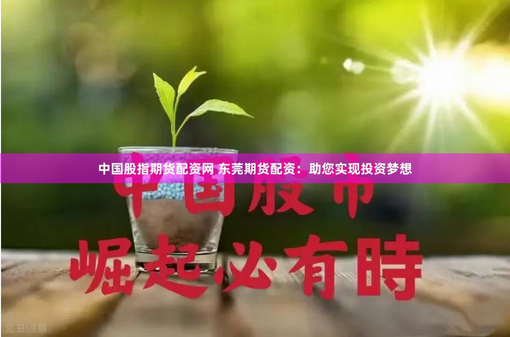 中国股指期货配资网 东莞期货配资：助您实现投资梦想